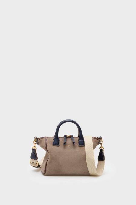Algo Prestado Handbag Purificacion Garci Taupe Crossbody Bags Women