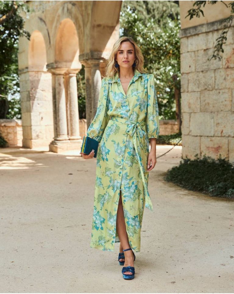 Apple Green Polín Et Moi Dresses Plenia Flowers Dress Women - Image 2
