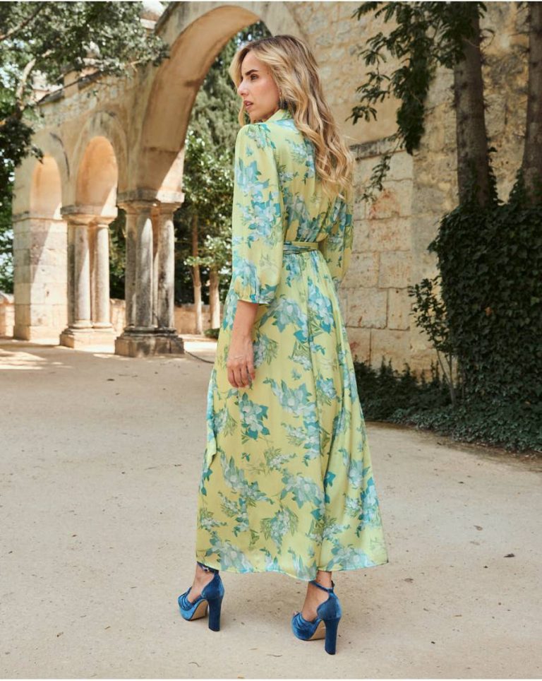 Apple Green Polín Et Moi Dresses Plenia Flowers Dress Women - Image 4