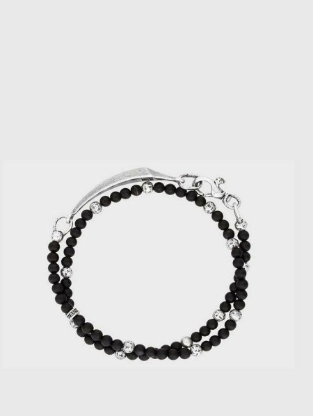 Beaded Multi-Strand Bracelet Men Jewelry John Varvatos Silver