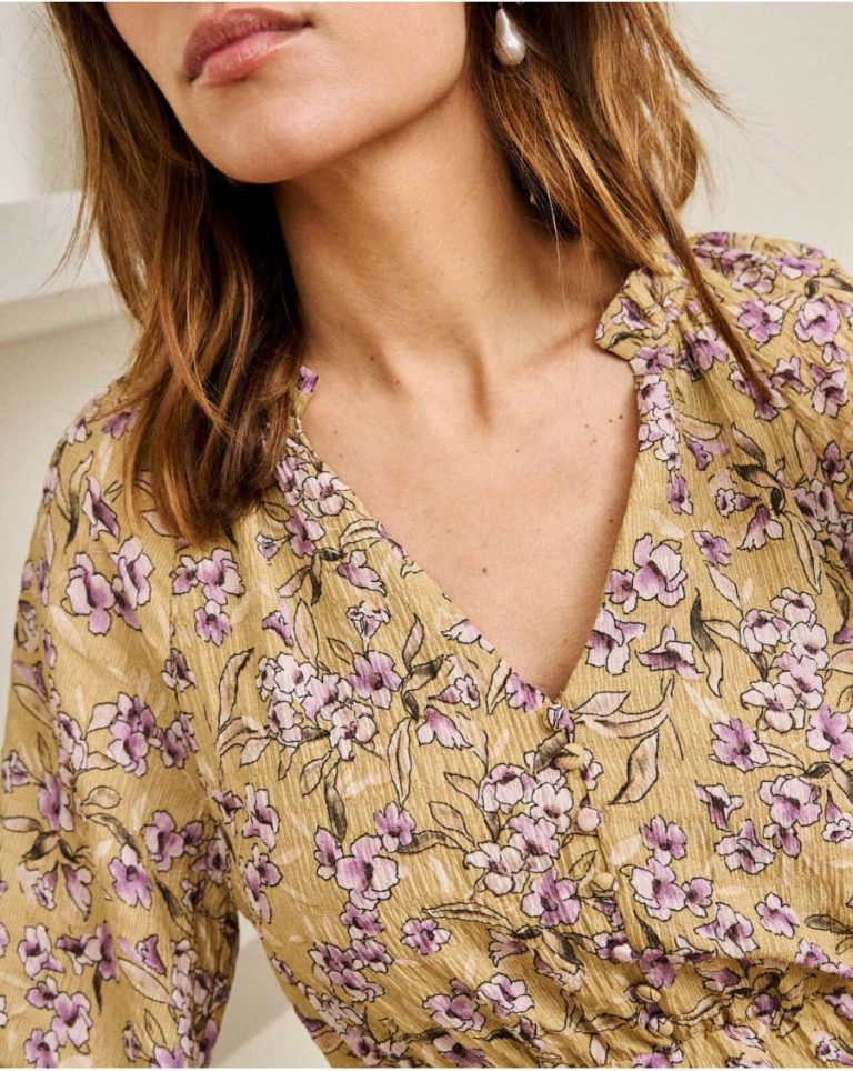 Beige Dresses Women Ciela Flowers Dress Polín Et Moi - Image 3