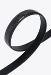 Belts Black-Light Gold Pinko Galleria Thin 2Cm Croc-Print Belt With Love Birds Buckle - Image 4