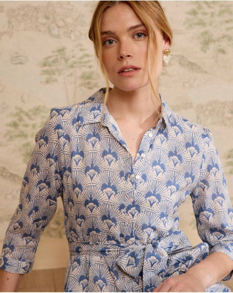 Bethsabe Denim Shirt Dress Denim Polín Et Moi Women Dresses And Jumpsuits - Image 5