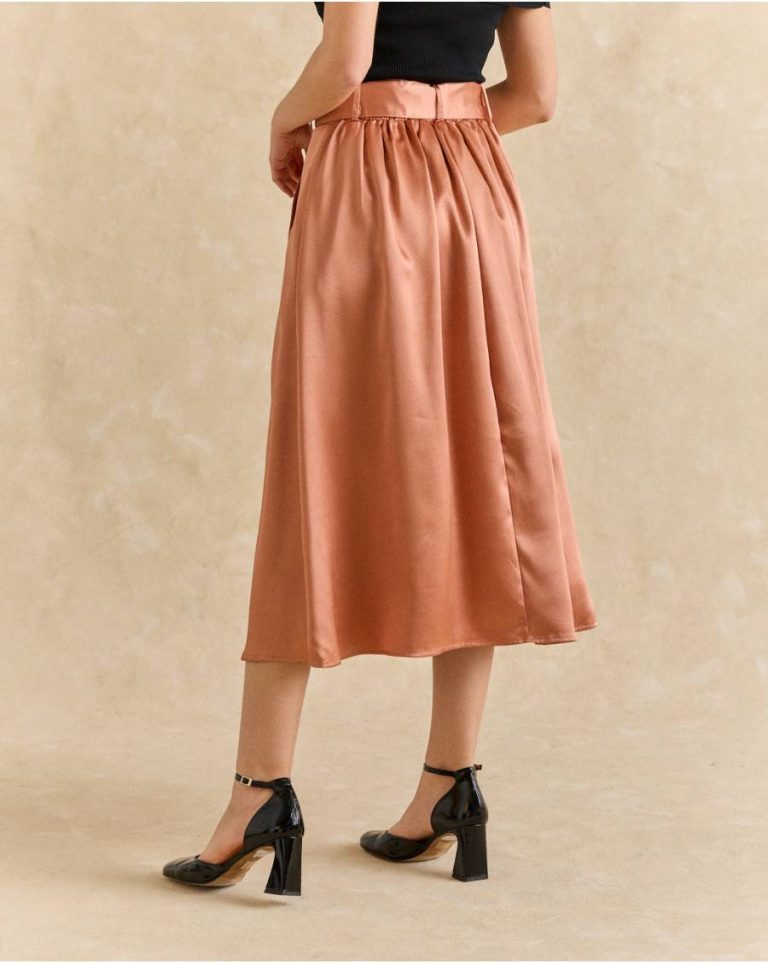 Bibi Belt Skirt Salmon Polín Et Moi Women Bottoms - Image 5