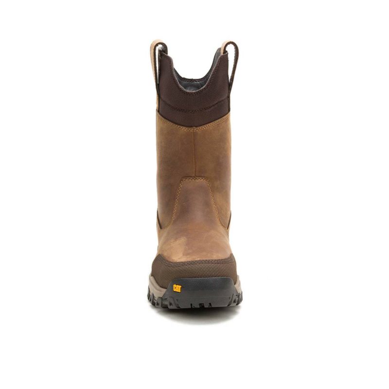 Bison Threshold Rebound Pull-On Waterproof Steel Toe Work Boot Men Boots Cat - Image 3