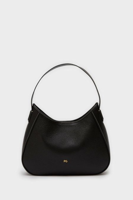 Black Algo Prestado Shoulder Bag Purificacion Garci Shoulder Bags Women