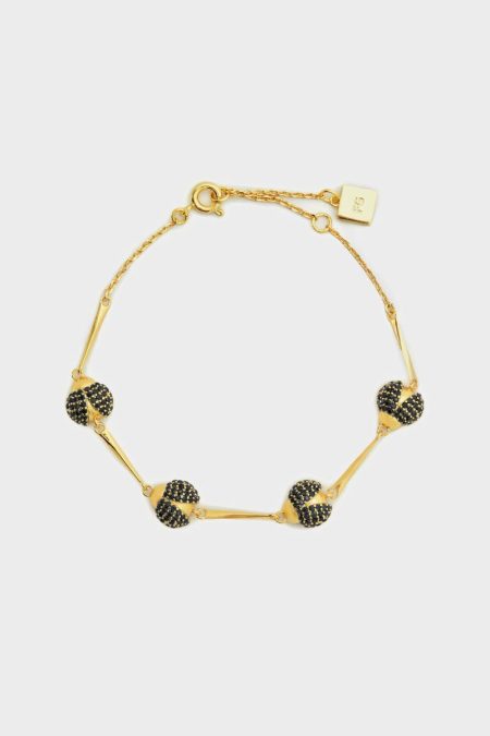Black Catarina Bracelet Purificacion Garci Women Crystal