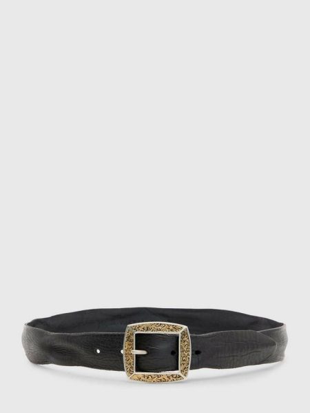 Black Men John Varvatos Mercer Filigree Belt Leather Belts