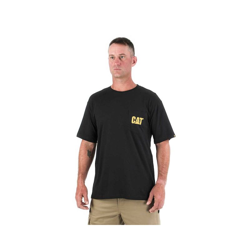 Black Men's Trademark Pocket Tee Men Tops & Outerwear Cat - Image 3