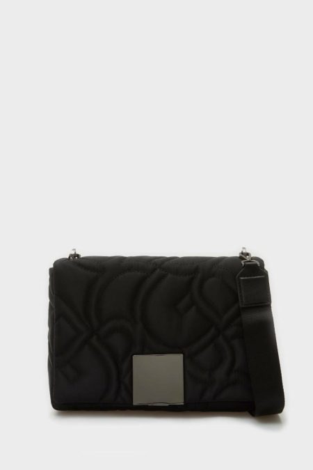 Black Purificacion Garci Homenaje Acolchado Shoulder Bag Shoulder Bags Women