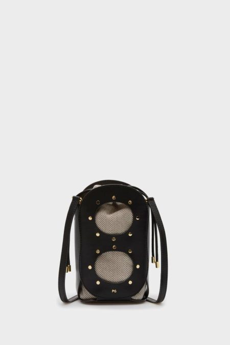Black Purificacion Garci Women Ocho Bucket Bag Crossbody Bags