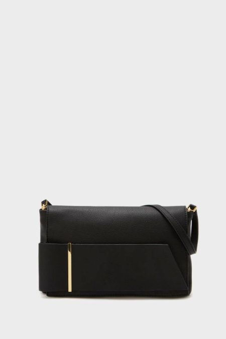 Black Shoulder Bags Women Purificacion Garci Obi Crossbody Bag