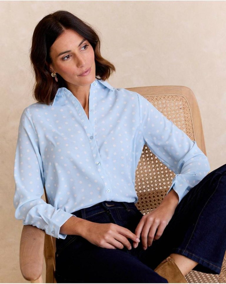 Blouses And Shirts Camili' Dots Shirt Polín Et Moi Denim Women - Image 2