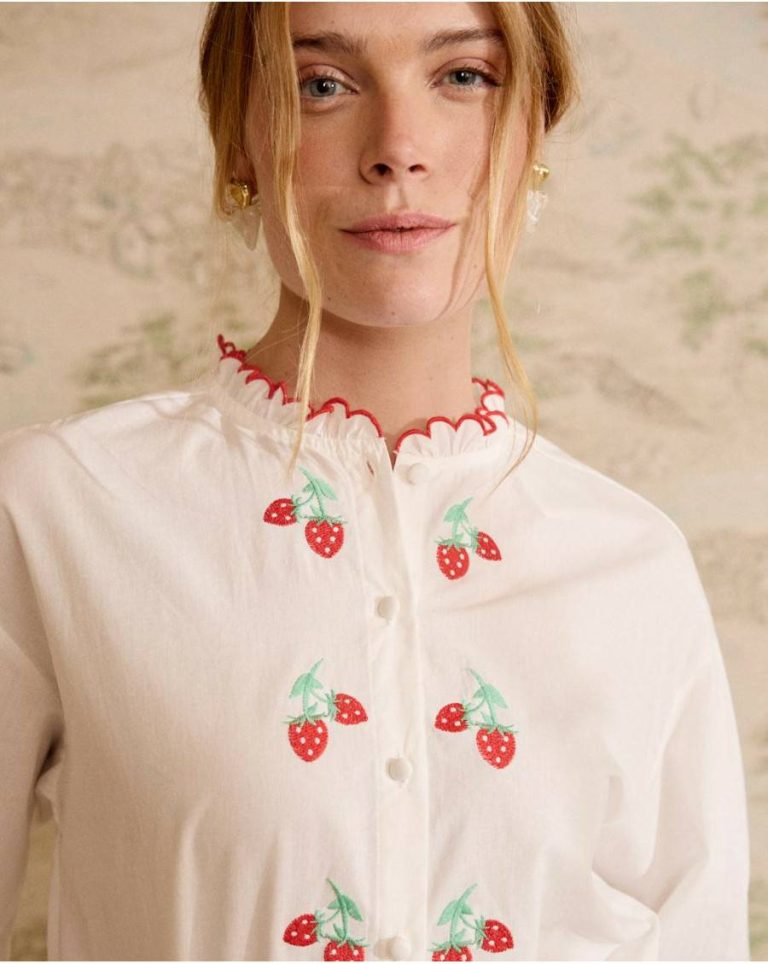 Blouses And Shirts Women Raw Polín Et Moi Chloe' Print Shirt - Image 2
