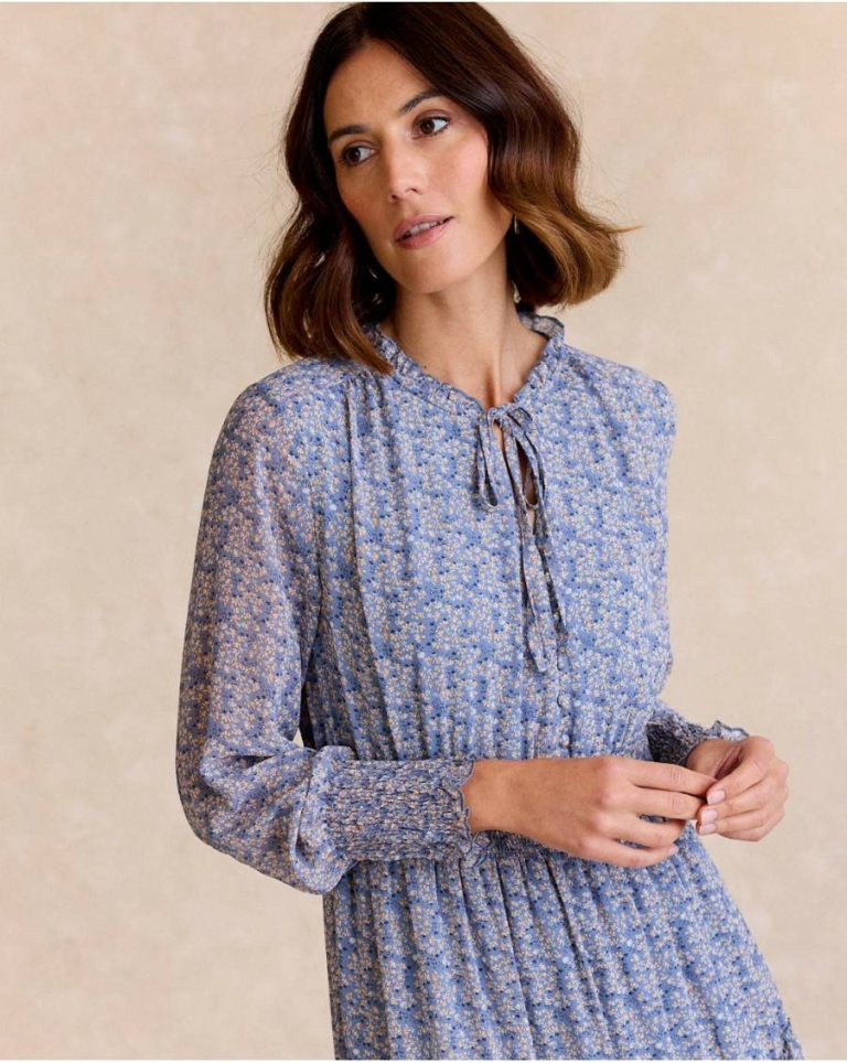 Blue Flowers Dress Women Polín Et Moi Dresses And Jumpsuits Celestial - Image 2
