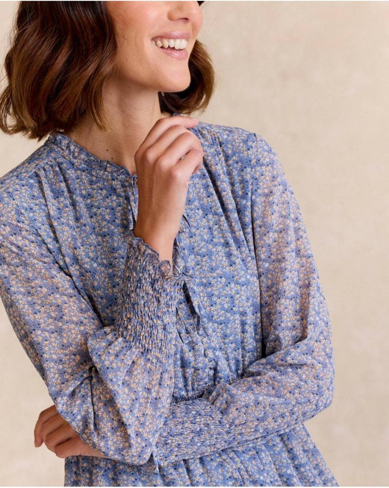 Blue Flowers Dress Women Polín Et Moi Dresses And Jumpsuits Celestial - Image 5