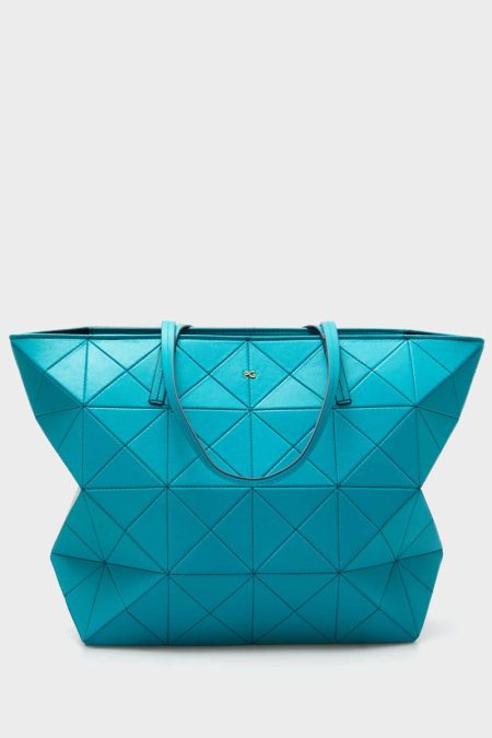 Blue Origami Zipped Shoulder Bag Purificacion Garci Shoulder Bags Women