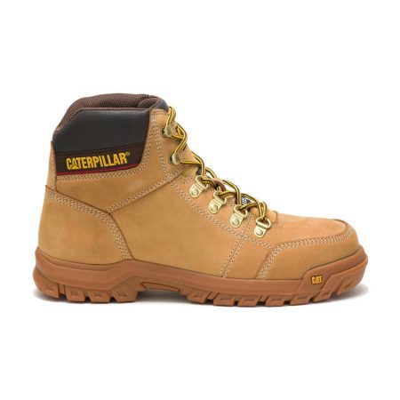 Boots Cat Honey Reset Men Men's Outline Steel Toe Work Boot