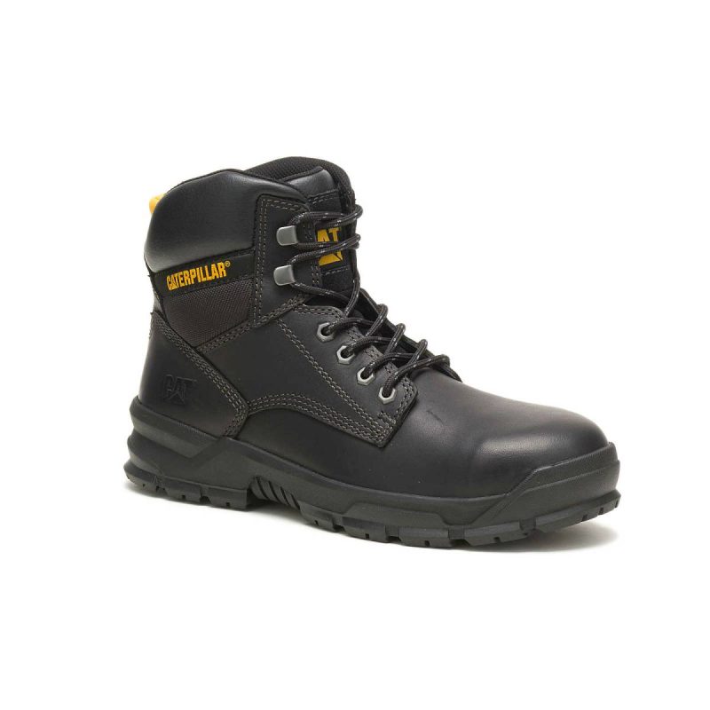 Boots Cat Men Men's Mobilize Alloy Toe Work Boot Black - Image 2