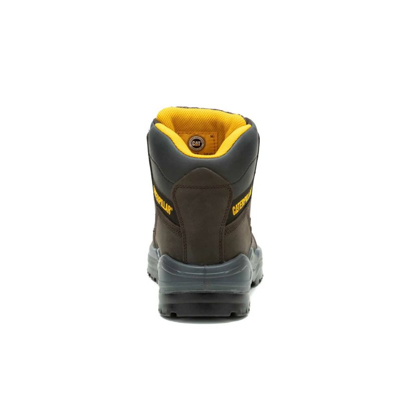 Boots Cat Men's Striver Steel Toe Work Boot Men Brown - Image 5