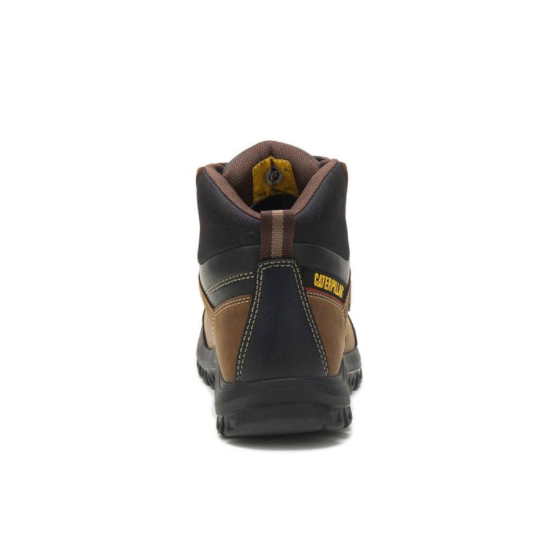 Boots Cat Men's Threshold Waterproof Work Boot Men Real Brown - Image 5