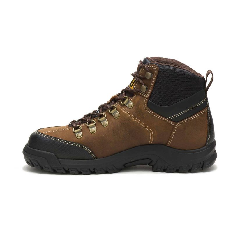 Boots Cat Real Brown Men Men's Threshold Waterproof Steel Toe Work Boot - Image 4