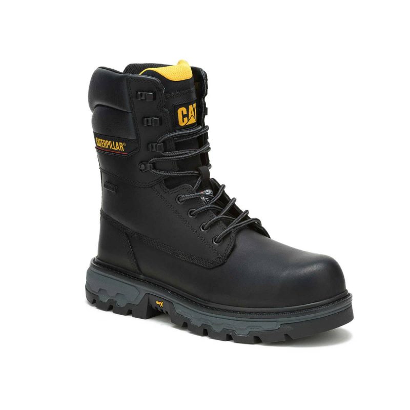 Boots Men Cat Black Men's Colorado Equip 8" Waterproof Thinsulate™ Composite Toe Work Boot - Image 2