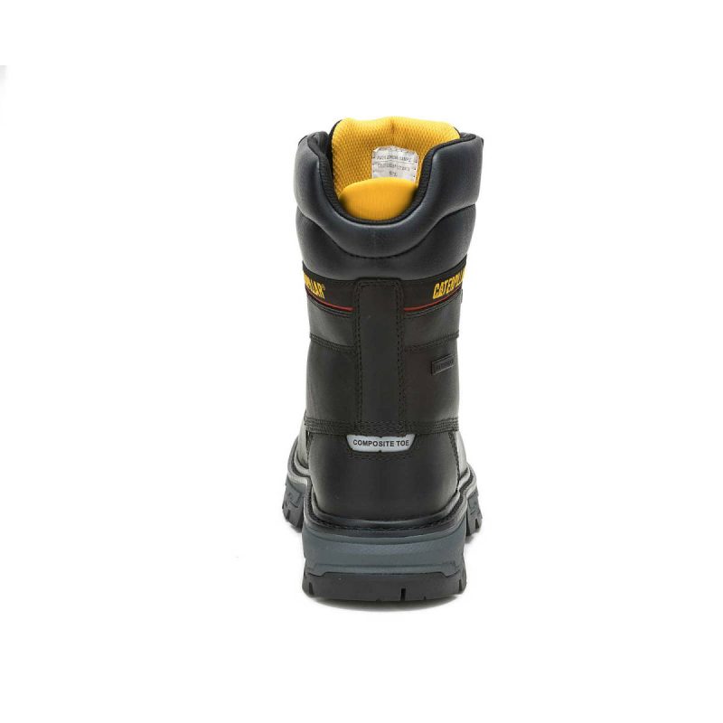 Boots Men Cat Black Men's Colorado Equip 8" Waterproof Thinsulate™ Composite Toe Work Boot - Image 5