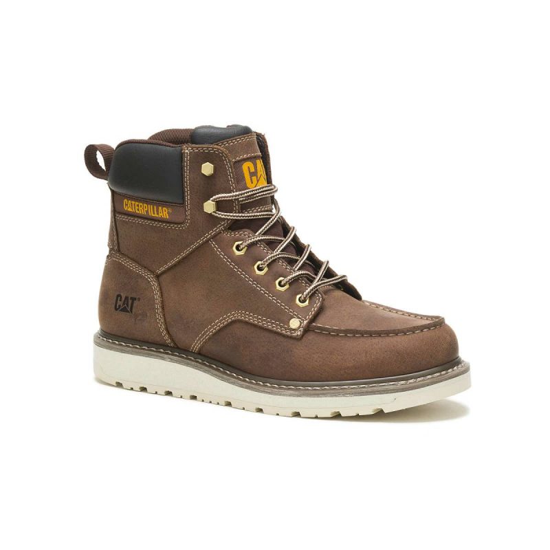 Boots Men's Calibrate Work Boot Khaki Cat Men - Image 2