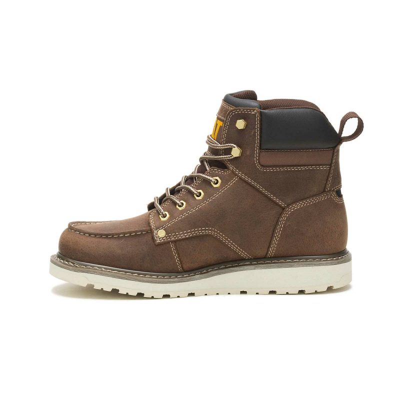 Boots Men's Calibrate Work Boot Khaki Cat Men - Image 4