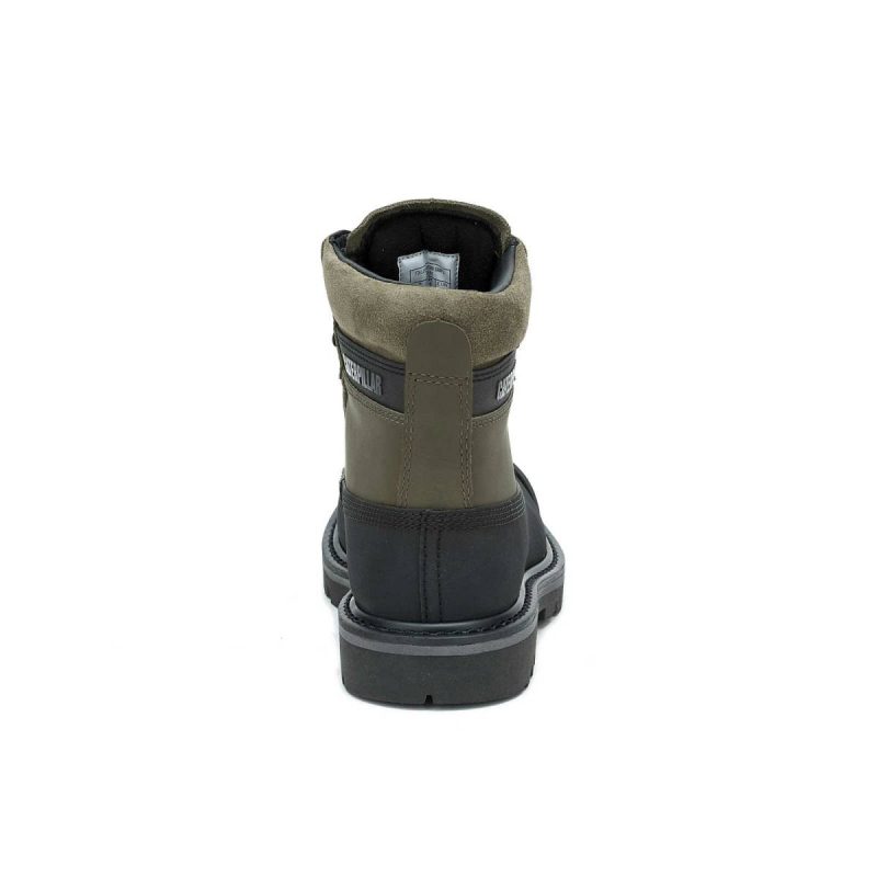 Boots Men's Colorado Waterproof Galosh Dark Olive/Black Men Cat - Image 5