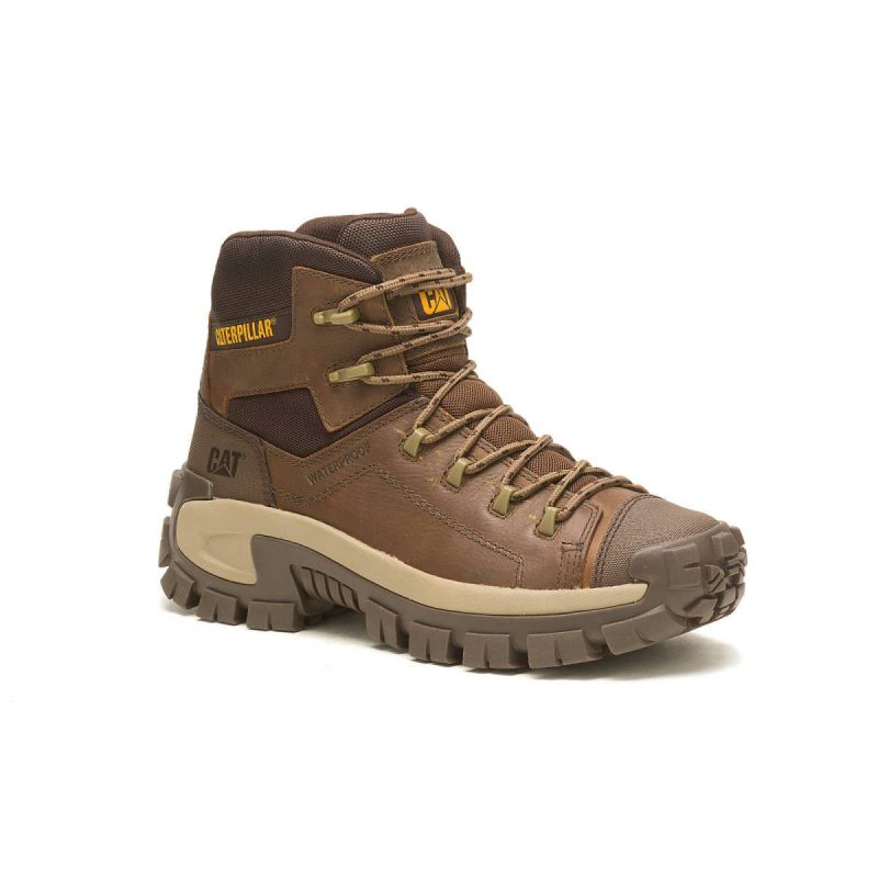 Boots Men's Invader Hiker Waterproof Work Boot Men Pyramid Cat - Image 2