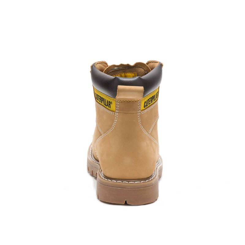 Boots Men's Second Shift Work Boot Honey Men Cat - Image 5