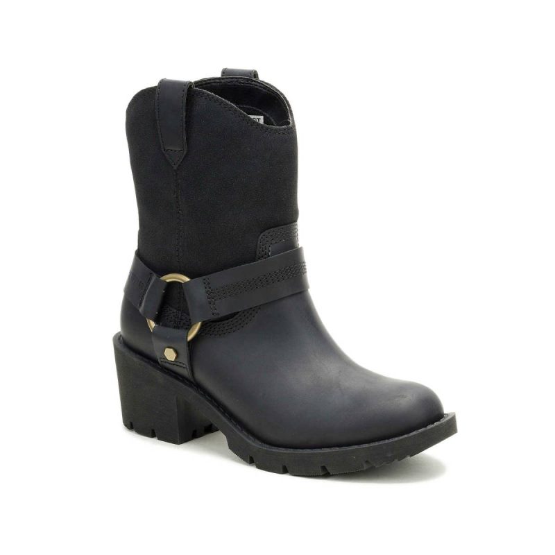 Boots Women Cat Black Women's Rewrite Harness Boot - Image 2