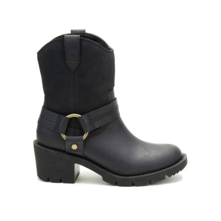 Boots Women Cat Black Women's Rewrite Harness Boot