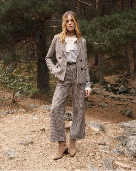 Bottoms Brown Bimba Suit Pants Polín Et Moi Women