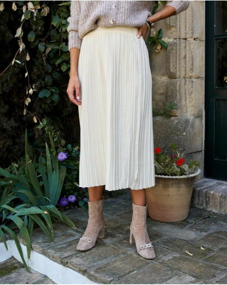 Bottoms Raw Women Skirt Knitted Naylla Polín Et Moi