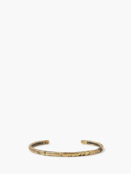 Brass Men John Varvatos Jewelry Brass Distressed Cuff