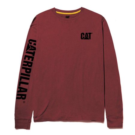 Brick Heather Cat Men Tops & Outerwear Men's Trademark Banner Long Sleeve Tee