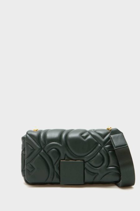 British Green Women Shoulder Bags Homenaje Acolchado Crossbody Bag Purificacion Garci