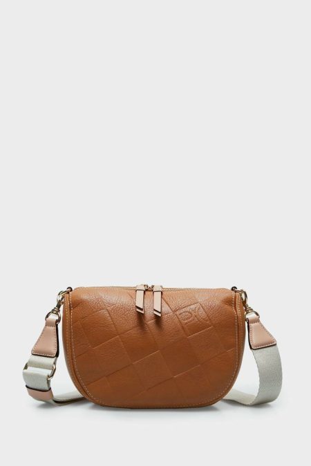 Brown Crossbody Bags Purificacion Garci Combinación Única Cross Body Bag Women