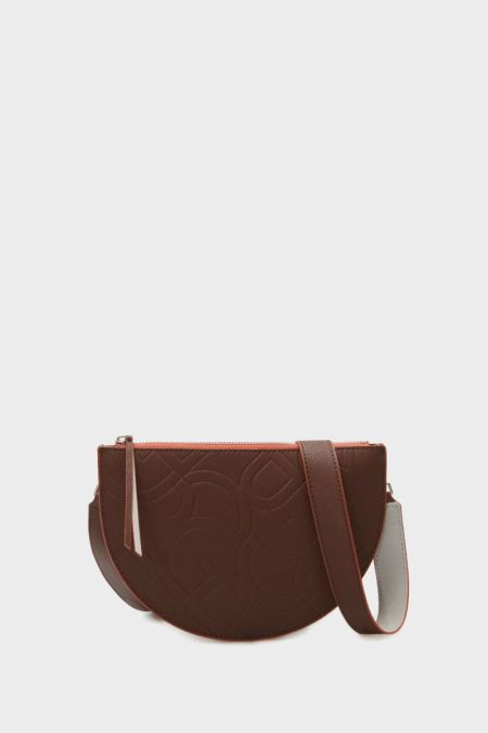 Brown Crossbody Bags Purificacion Garci Tándem Crossbody Bag Women