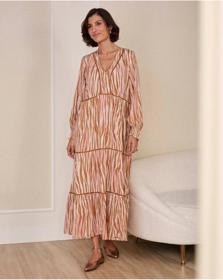 Camel Dasha Shirt Dress Women Dresses Polín Et Moi - Image 2