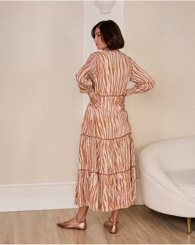 Camel Dasha Shirt Dress Women Dresses Polín Et Moi - Image 4
