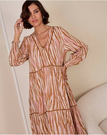 Camel Dasha Shirt Dress Women Dresses Polín Et Moi