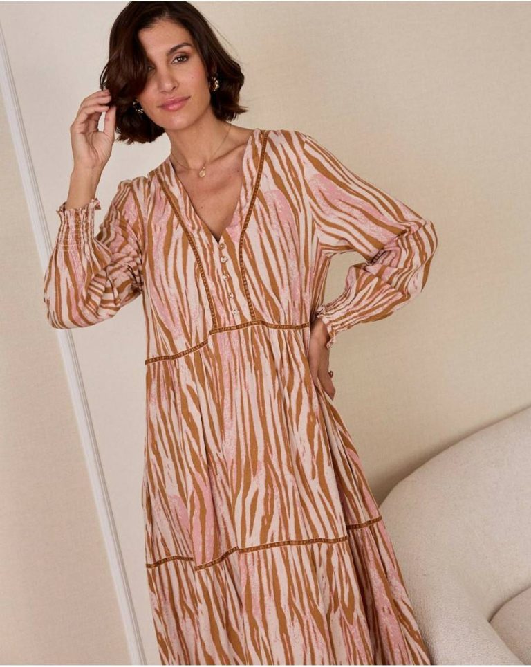 Camel Dasha Shirt Dress Women Dresses Polín Et Moi