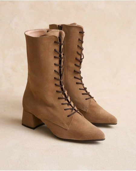 Camel Women Cornelia Laces Ankle Boots Footwear Polín Et Moi