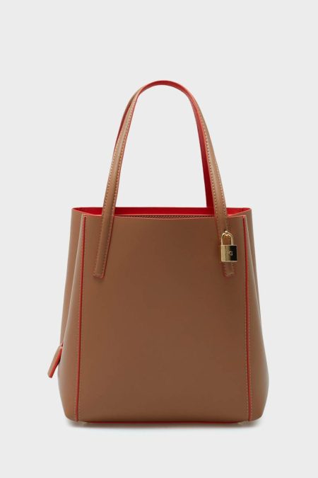 Caprichosa Y Consentida Shoulder Bag Brown/Orange Purificacion Garci Women Shoulder Bags