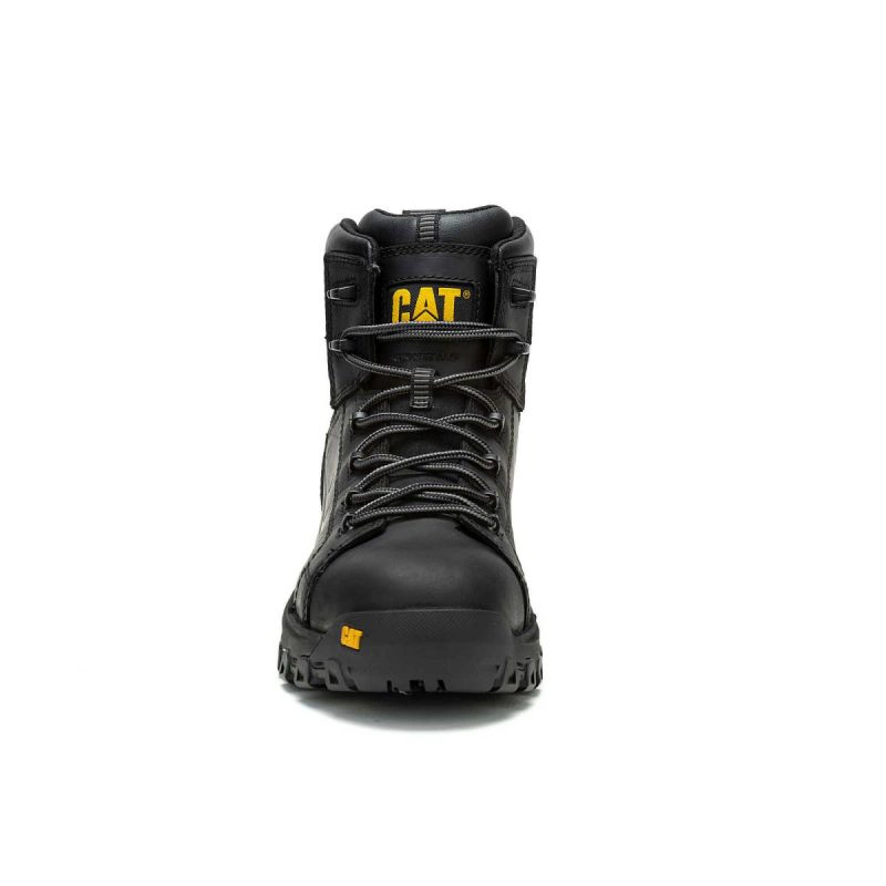 Cat Black Men Boots Men's Threshold Rebound Waterproof Composite Toe Work Boot - Image 3