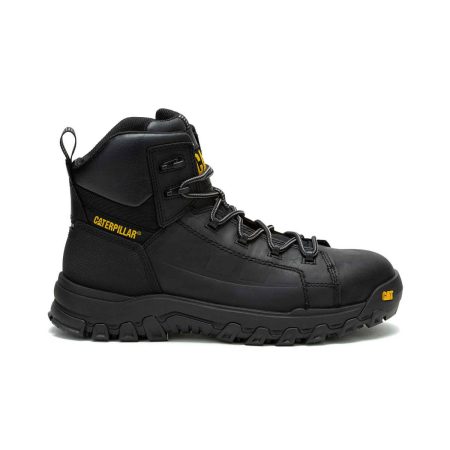 Cat Black Men Boots Men's Threshold Rebound Waterproof Composite Toe Work Boot